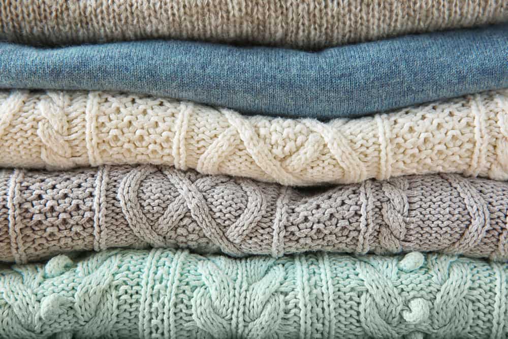 Stack of Wool Clothes