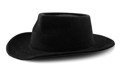 western cowboy felt hat