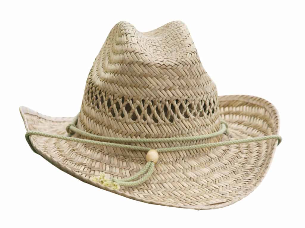 straw flax woven stetson