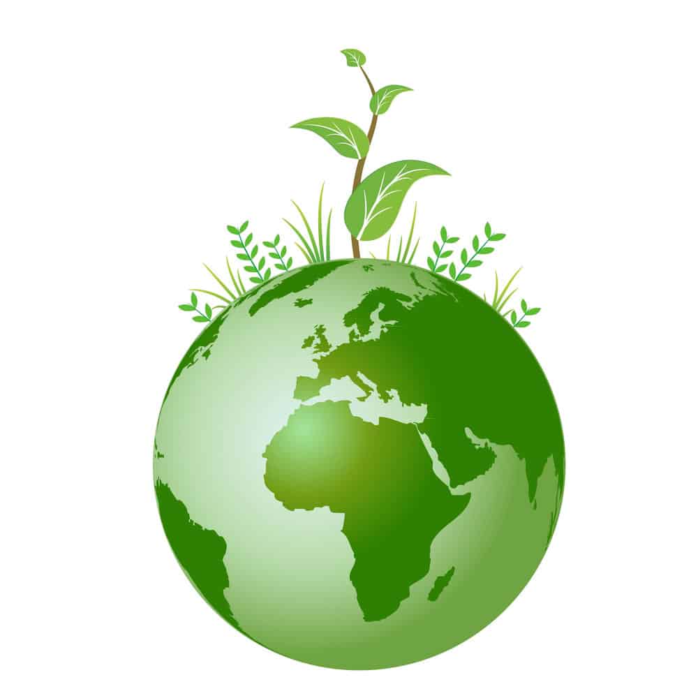 Green planet earth
