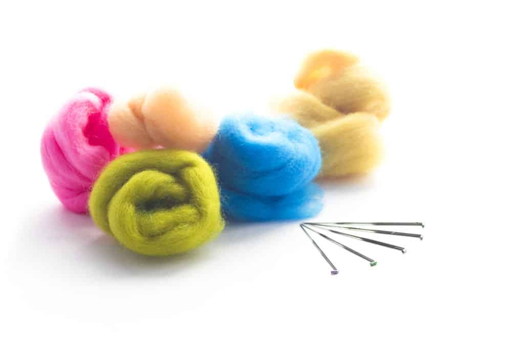 Colorful wool